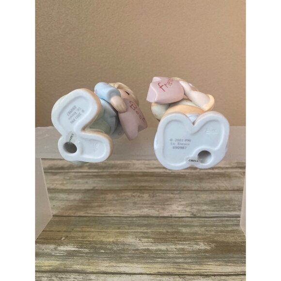 Precious Moments “Best Friends Share the Same Heart” 2-Piece Set #890987 -No Box - Picture 8 of 10